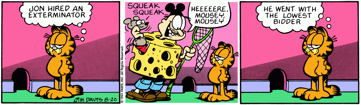 Garfield, August 20, 1993
