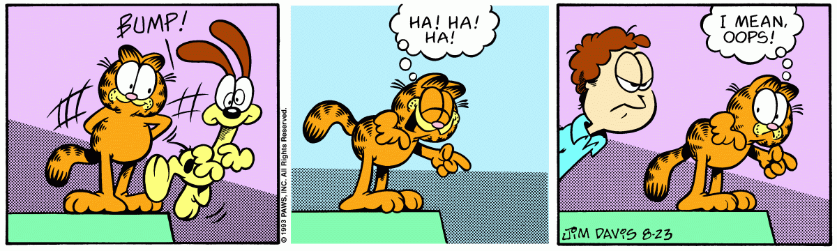 Garfield, August 23, 1993
