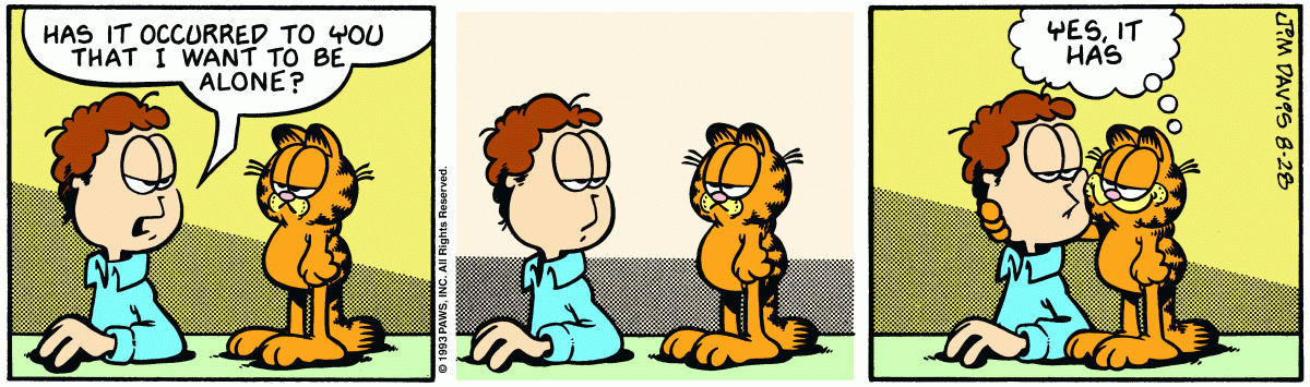Garfield, August 28, 1993