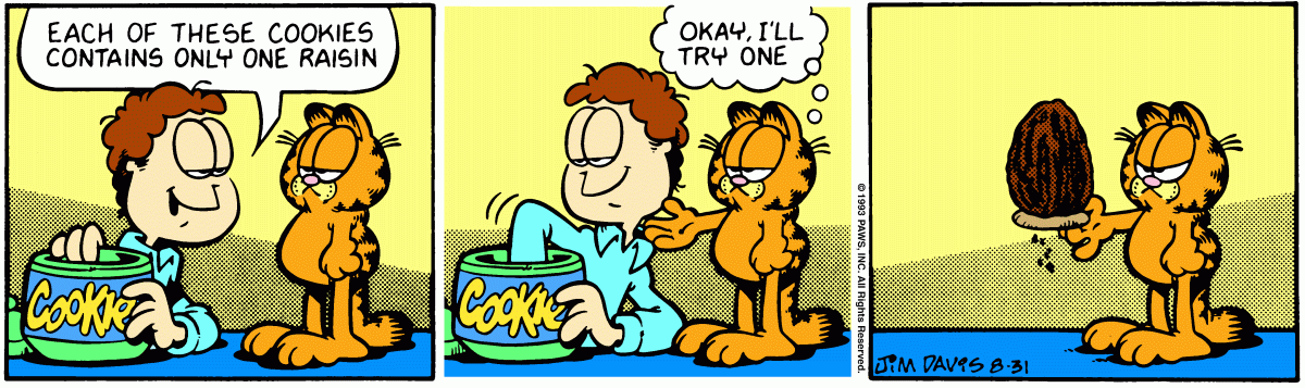 Garfield, August 31, 1993