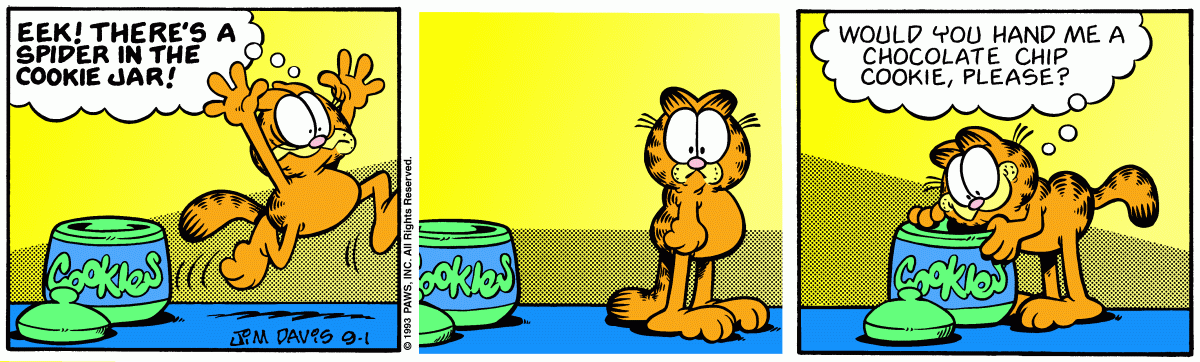 Garfield, September 1, 1993