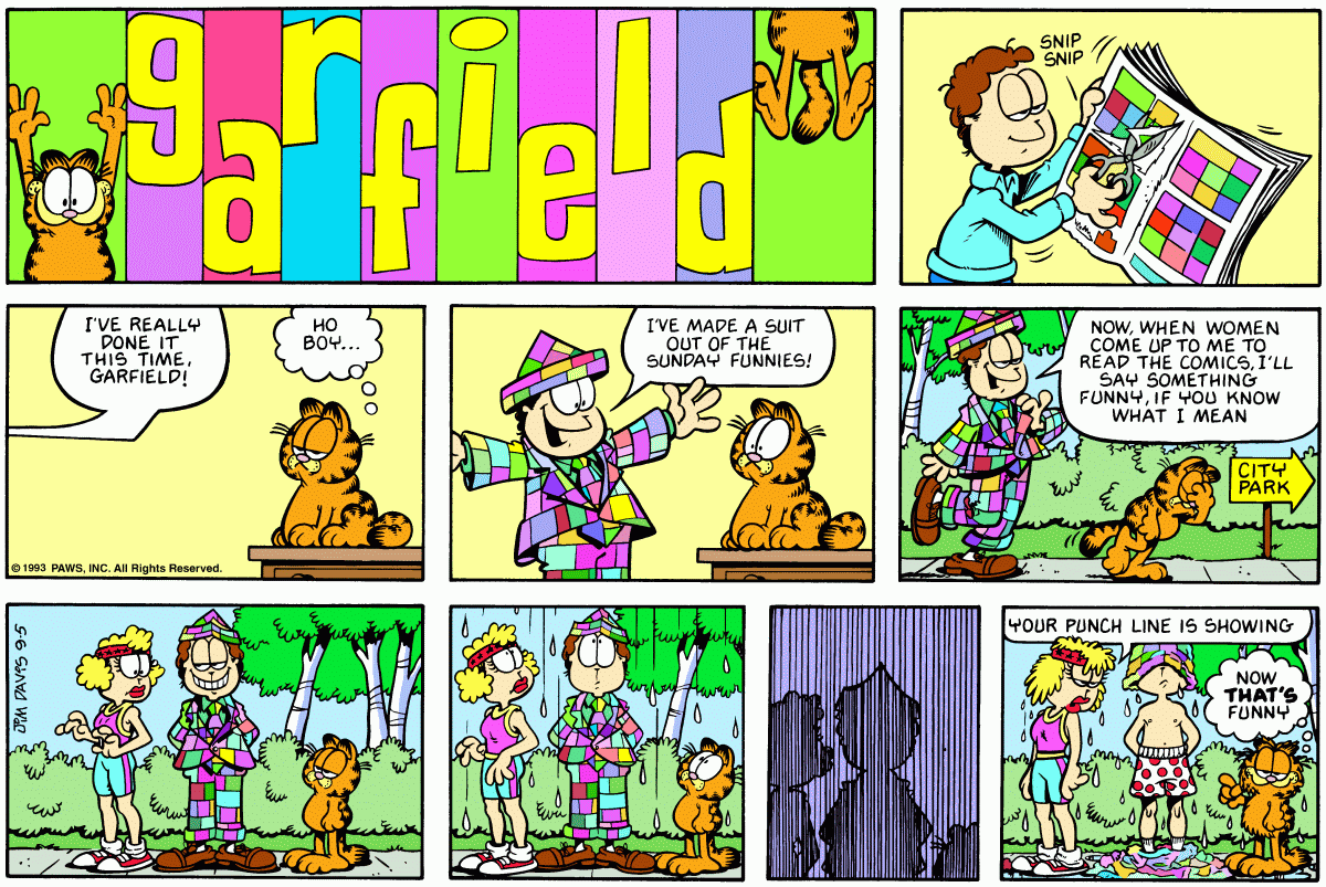 Garfield, September 5, 1993
