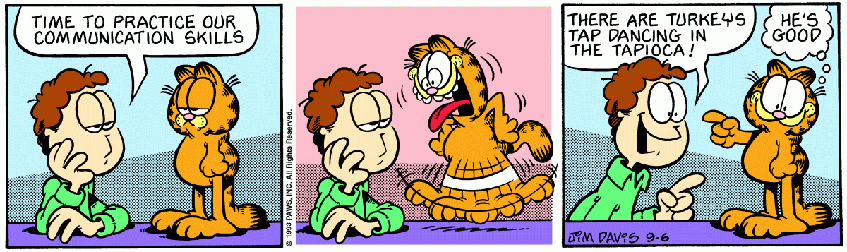 Garfield, September 6, 1993