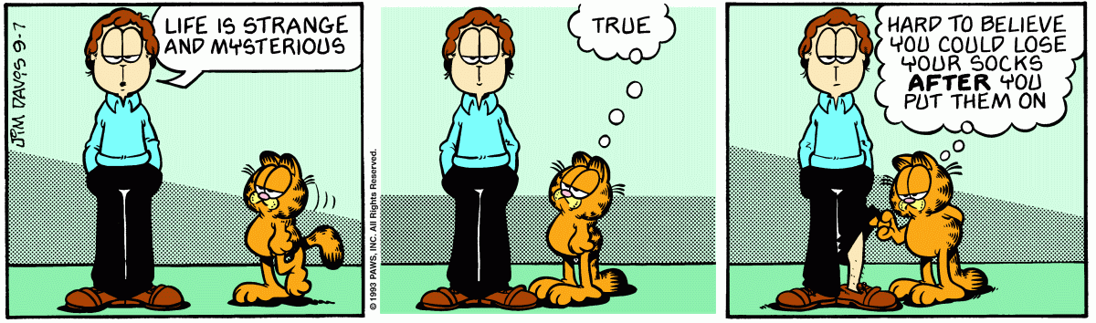 Garfield, September 7, 1993