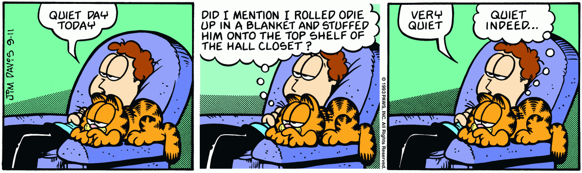 Garfield, September 11, 1993