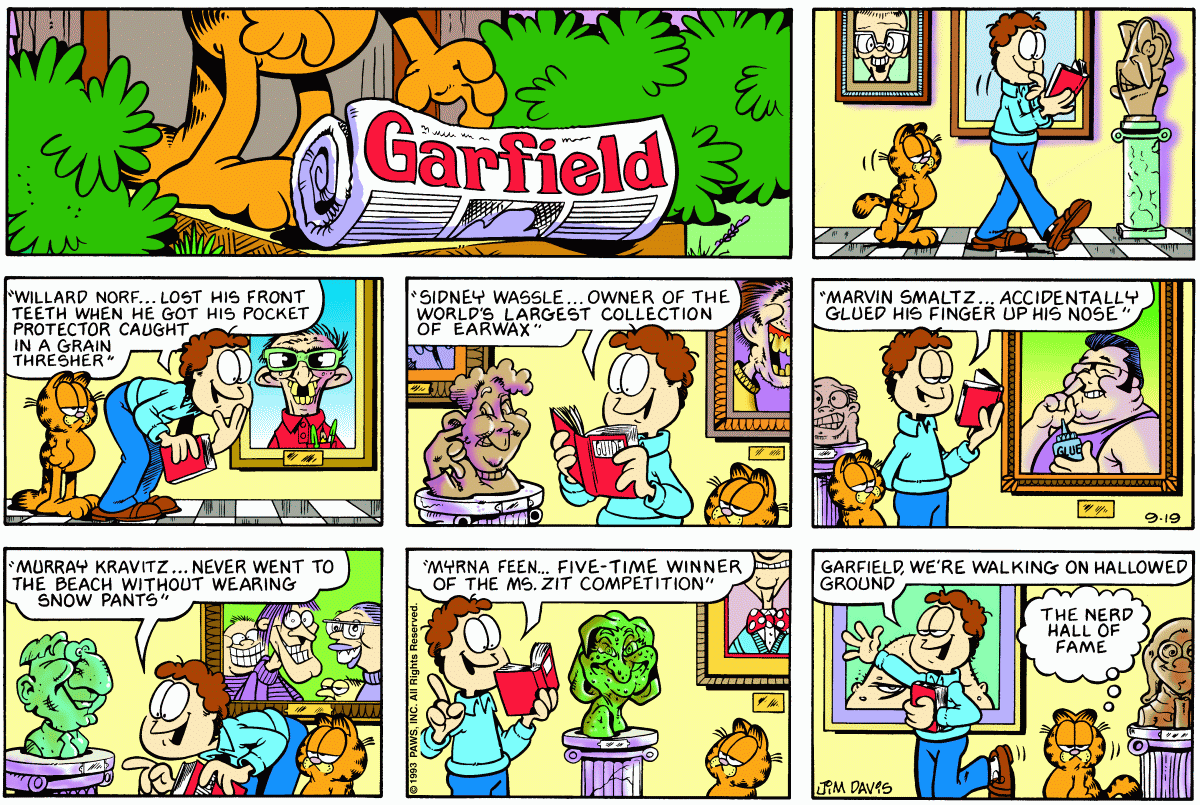 Garfield, September 19, 1993