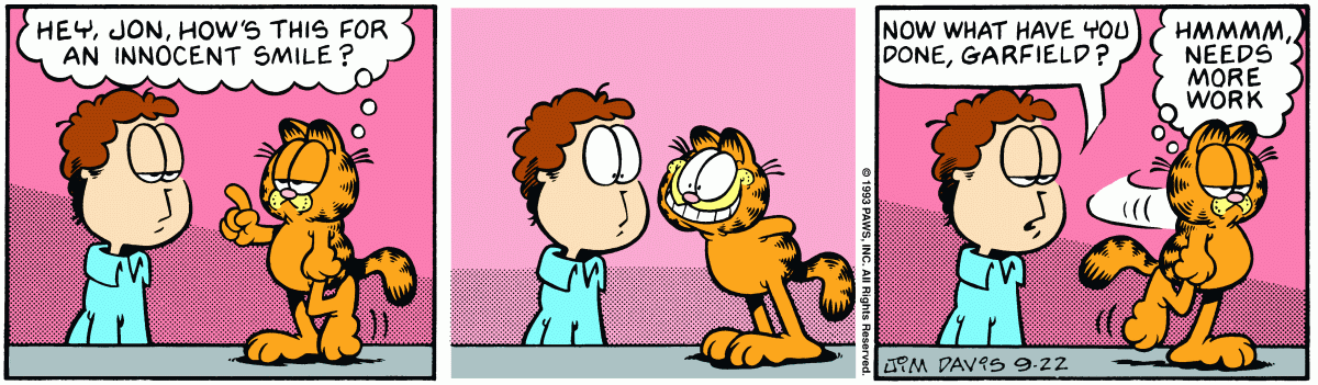 Garfield, September 22, 1993