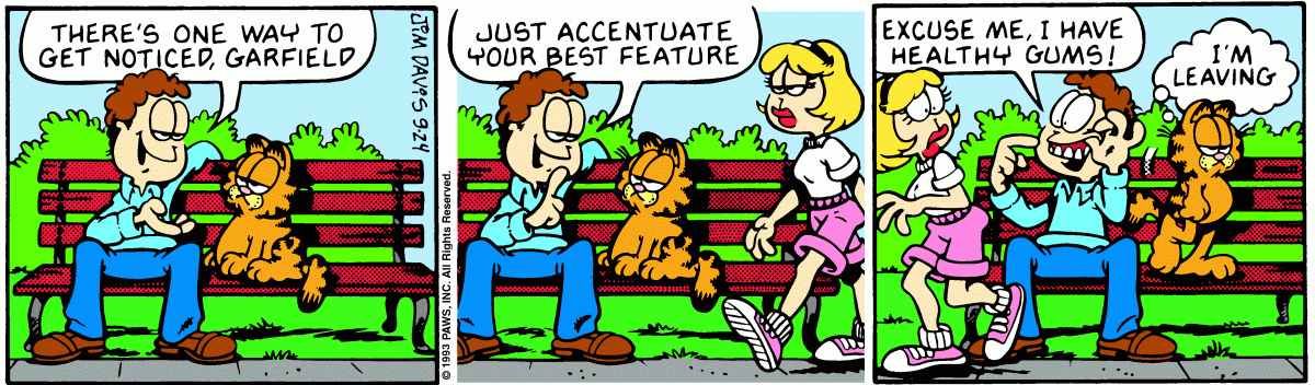 Garfield, September 24, 1993