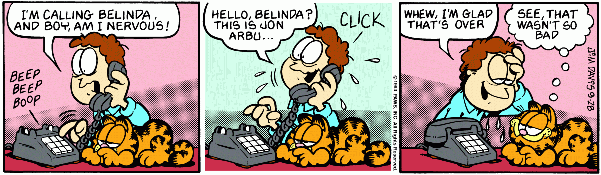 Garfield, September 28, 1993