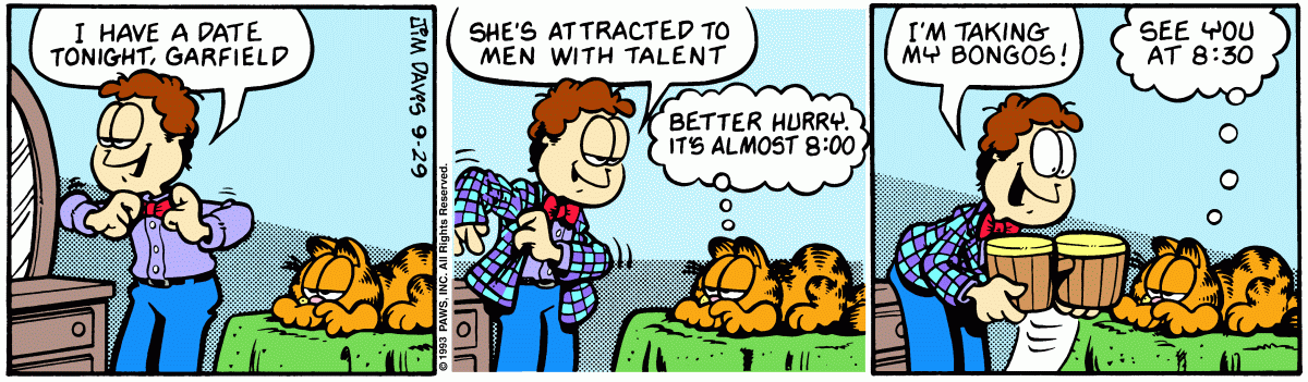 Garfield, September 29, 1993