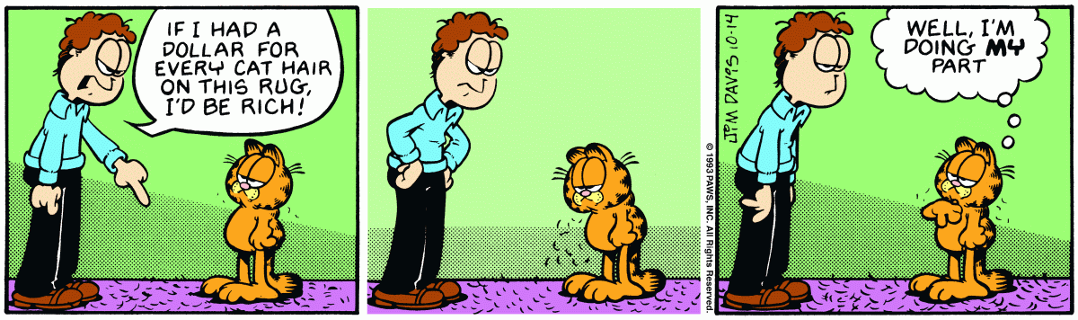 Garfield, October 14, 1993