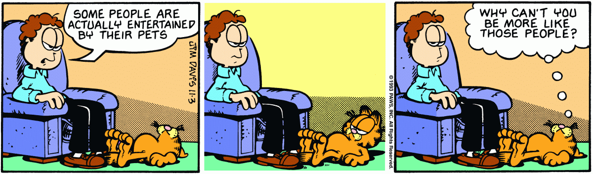 Garfield, November 3, 1993