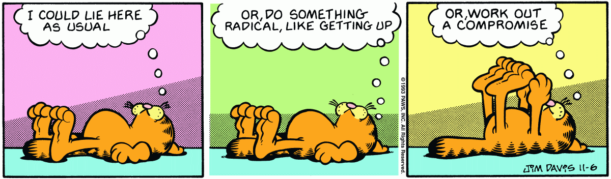 Garfield, November 6, 1993
