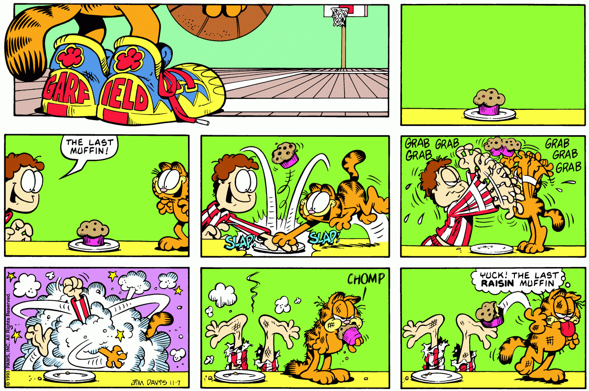 Garfield, November 7, 1993