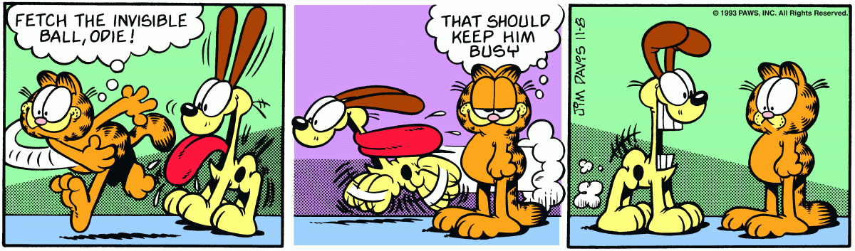 Garfield, November 8, 1993