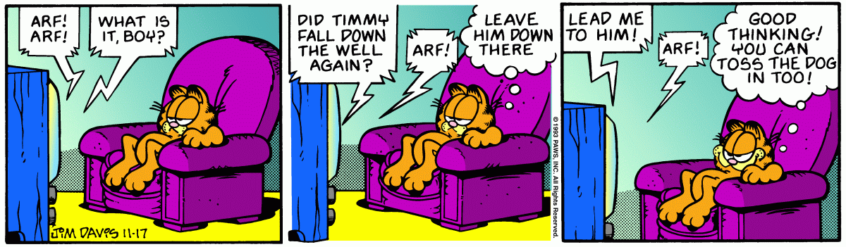 Garfield, November 17, 1993