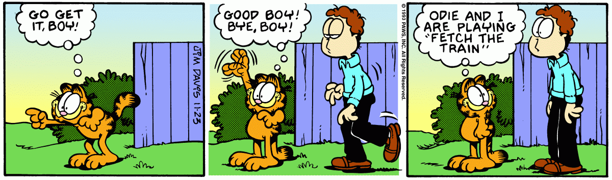 Garfield, November 23, 1993