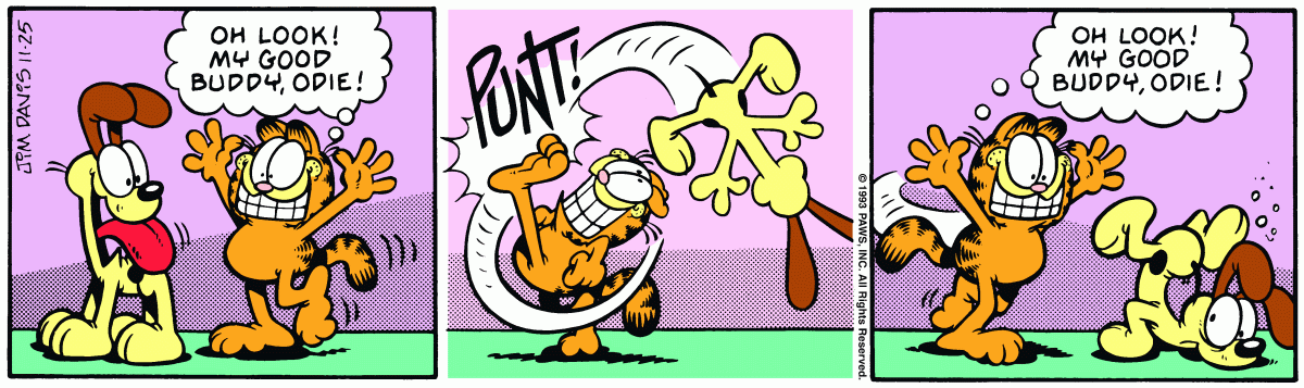 Garfield, November 25, 1993