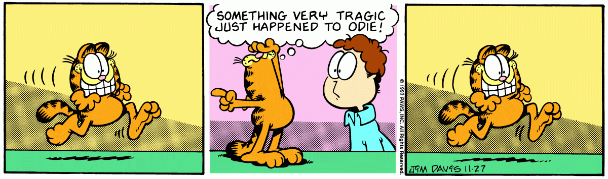Garfield, November 27, 1993