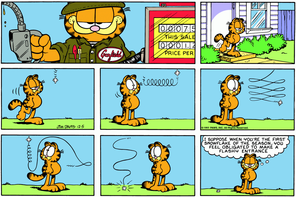 Garfield, December 5, 1993