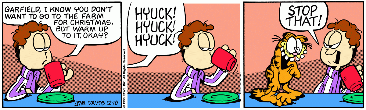 Garfield, December 10, 1993