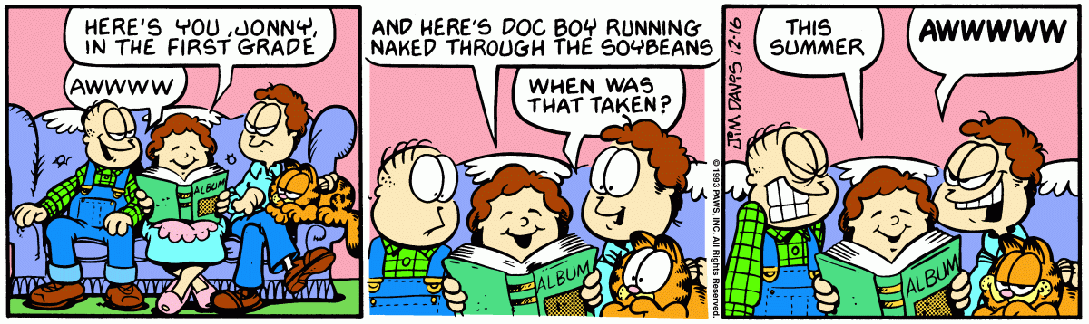 Garfield, December 16, 1993