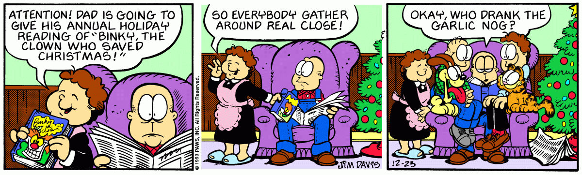 Garfield, December 23, 1993