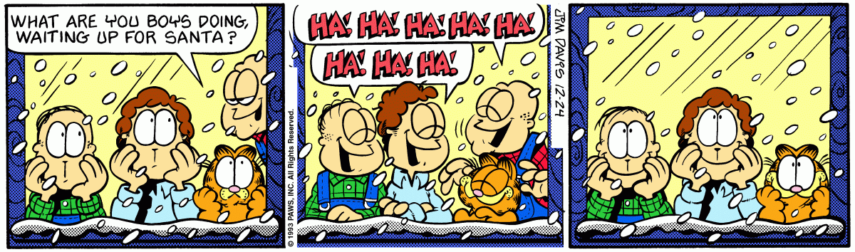 Garfield, December 24, 1993