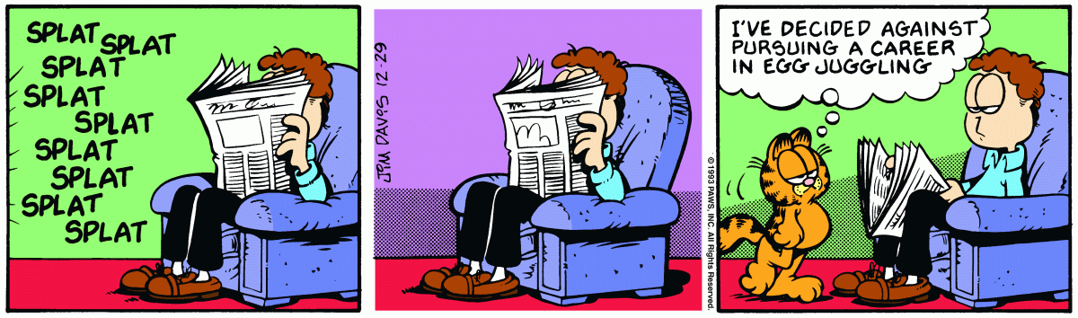 Garfield, December 29, 1993