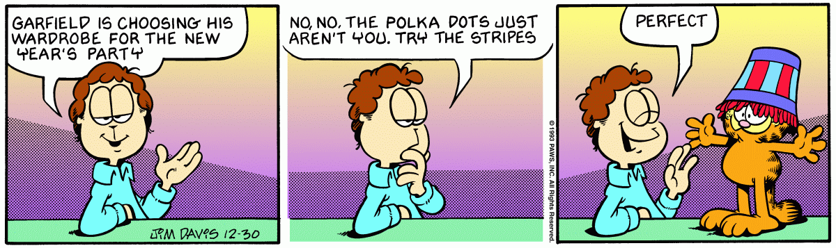 Garfield, December 30, 1993