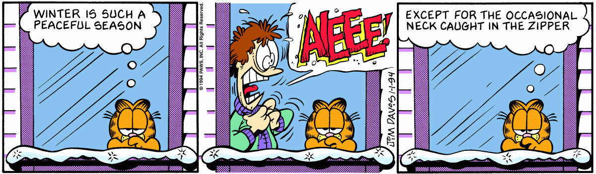 Garfield, January 1, 1994