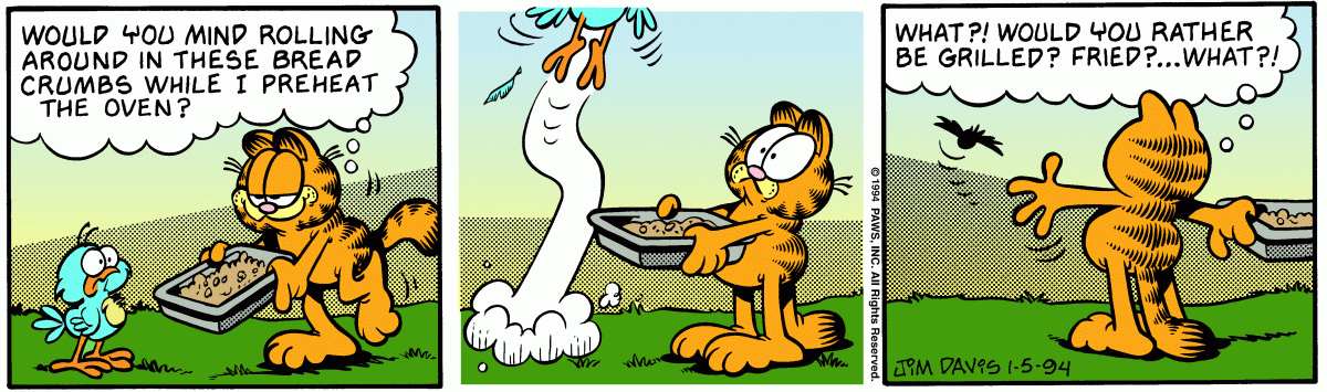 Garfield, January 5, 1994