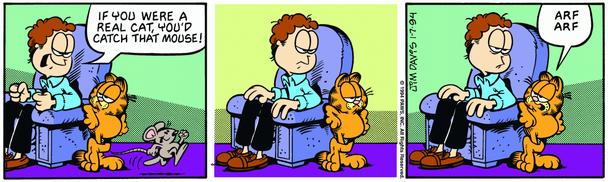 Garfield, January 7, 1994