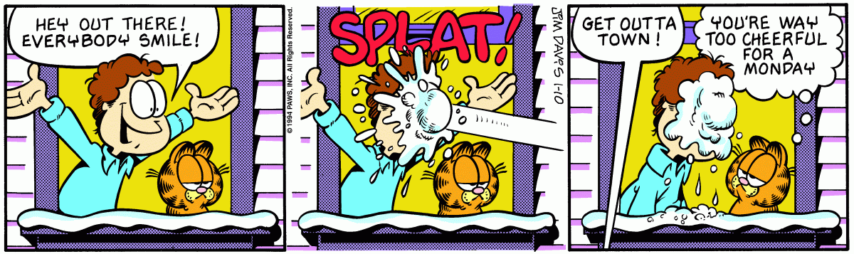 Garfield, January 10, 1994