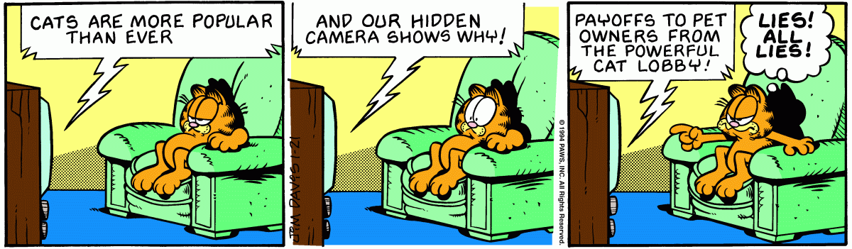 Garfield, January 21, 1994