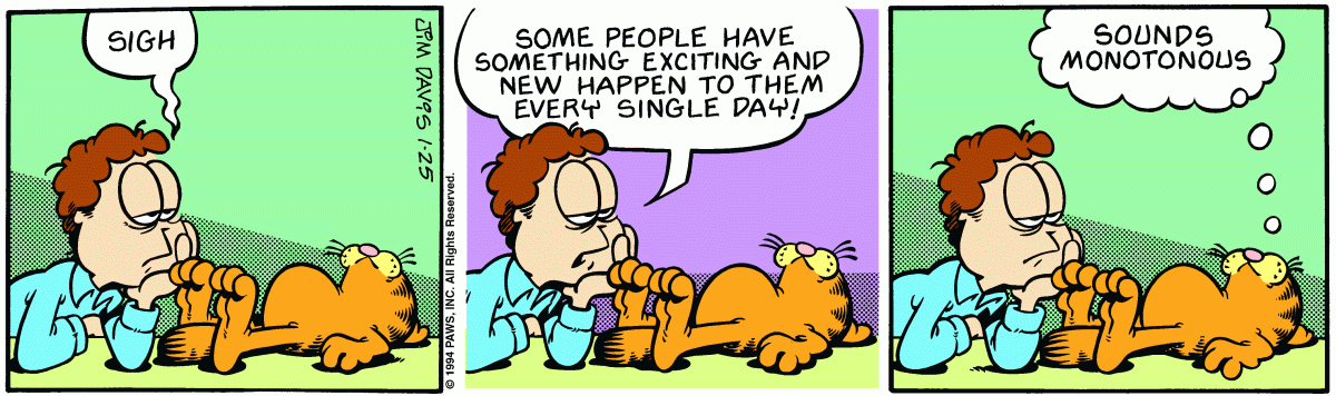 Garfield, January 25, 1994