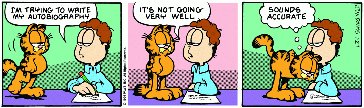 Garfield, January 27, 1994