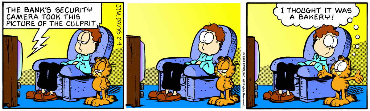 Garfield, February 4, 1994