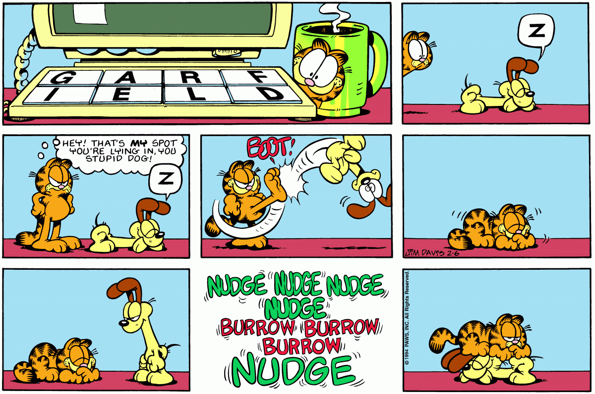 Garfield, February 6, 1994