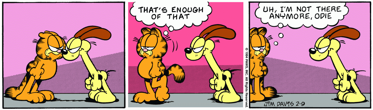 Garfield, February 9, 1994