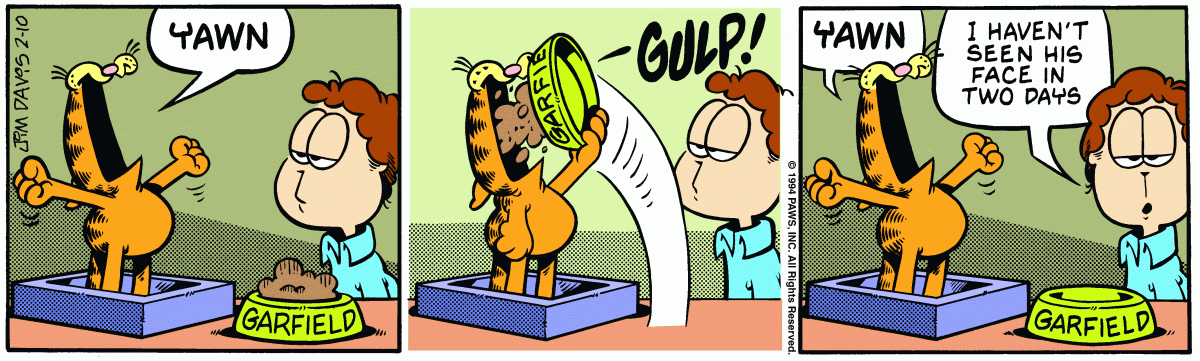 Garfield, February 10, 1994