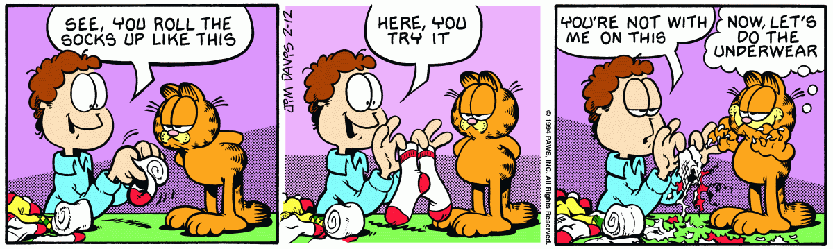 Garfield, February 12, 1994