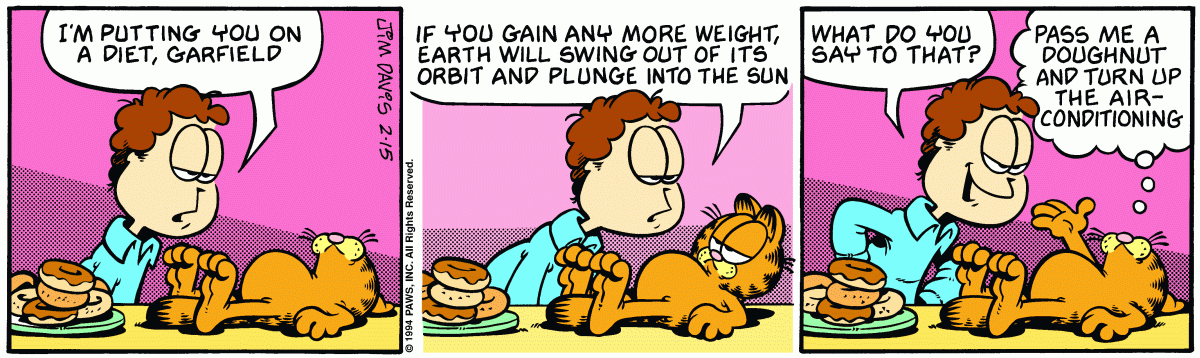 Garfield, February 15, 1994