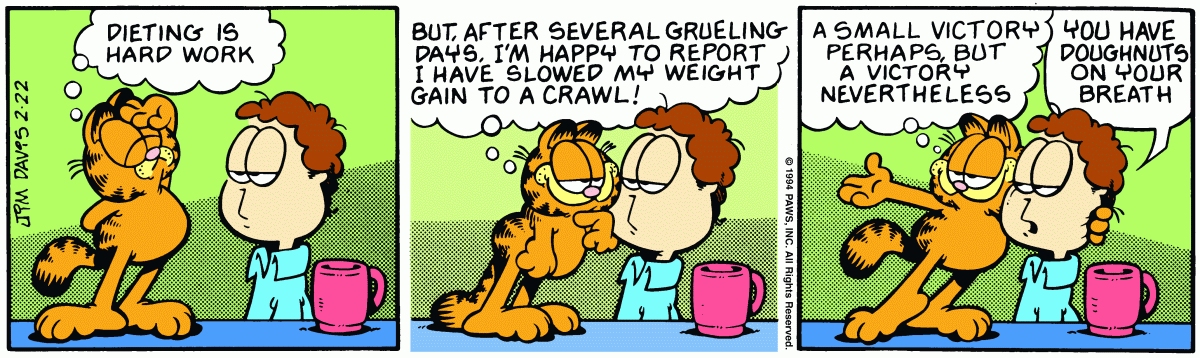 Garfield, February 22, 1994