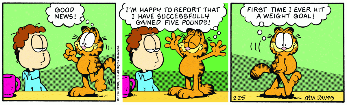 Garfield, February 25, 1994
