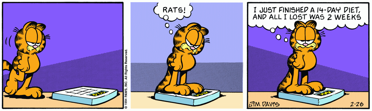 Garfield, February 26, 1994