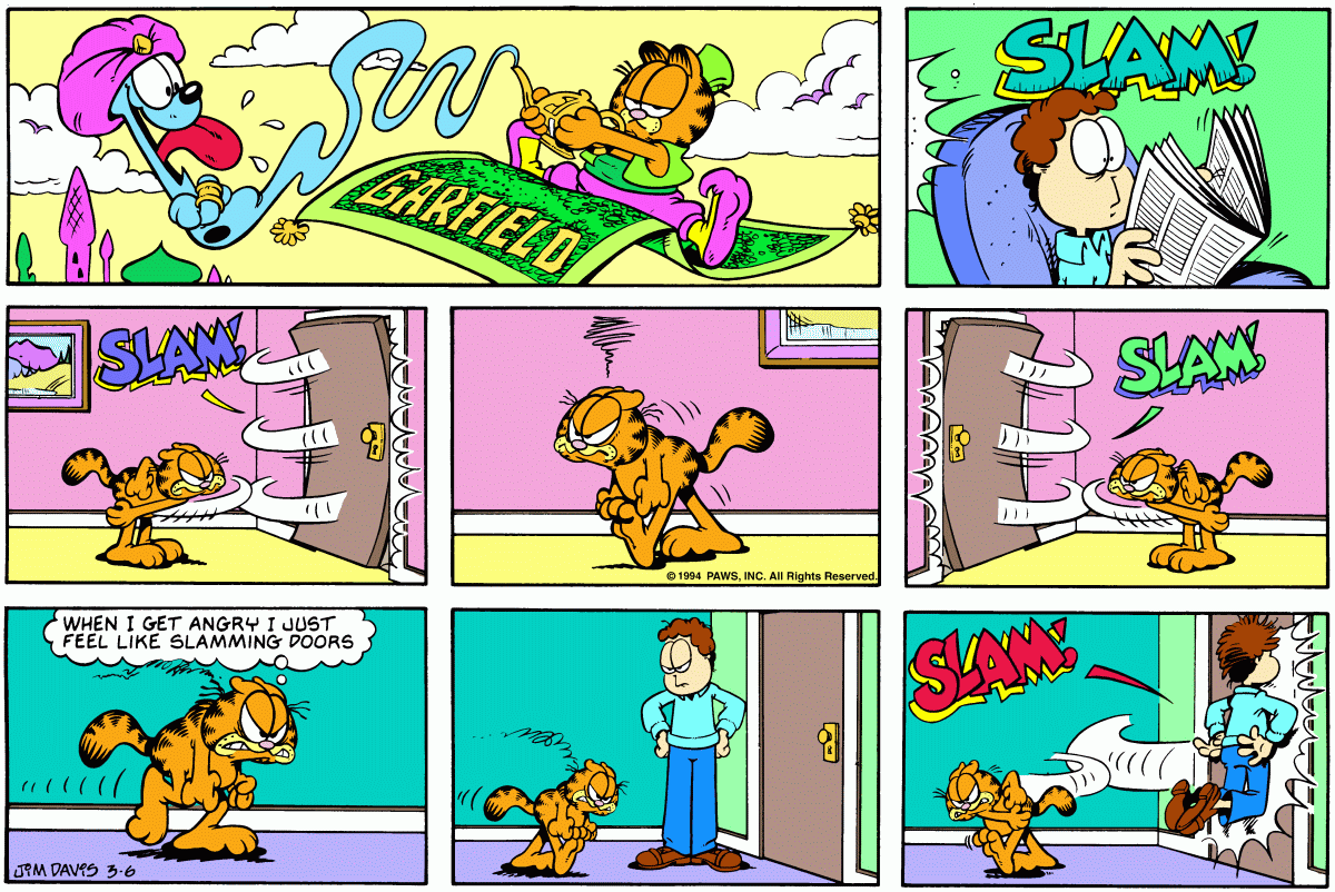 Garfield, March 6, 1994
