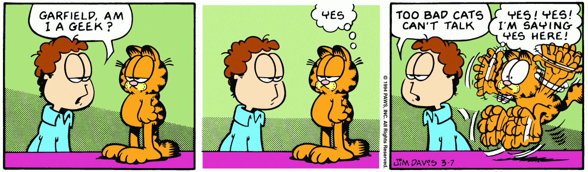 Garfield, March 7, 1994