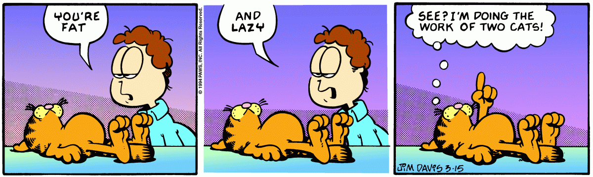Garfield, March 15, 1994
