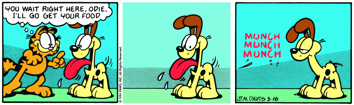 Garfield, March 16, 1994